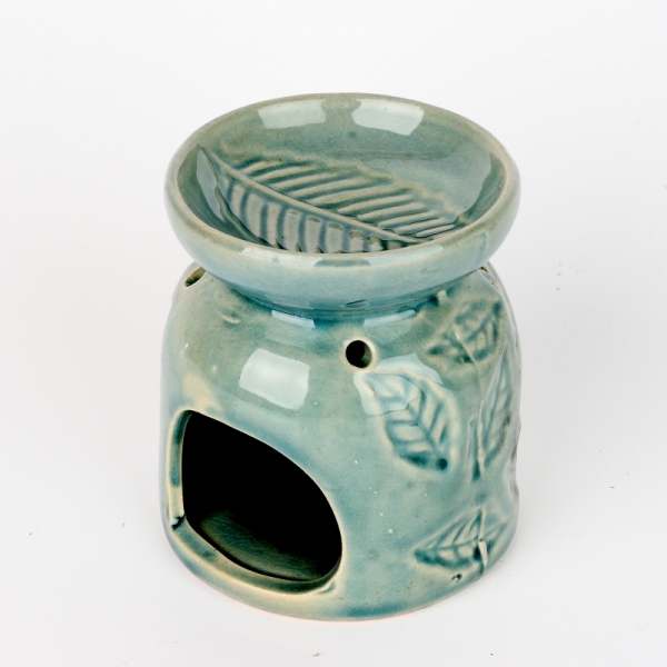 Aromalampa keramická zelená 11x9cm