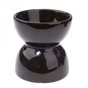 Aromalampa na svíčku černá 11x11x11cm