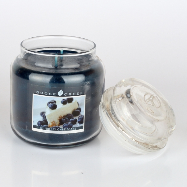 Aromatická svíčka v dóze borůvkový koláč Goose Creek 450g