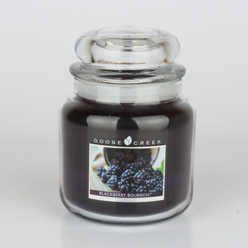 Aromatická svíčka v dóze ostružinový bourbon Goose Creek 450g