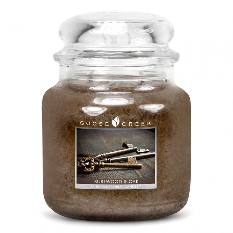 Aromatická svíčka v doze- PRASKÉ DŘEVO