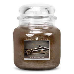 Aromatická svíčka v doze- PRASKÉ DŘEVO