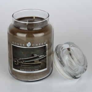 Aromatická svíčka ve skle dubové dřevo Goose Creek 680g