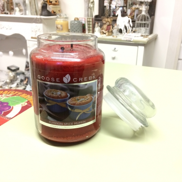 Aromatická svíčka ve skle dýňový kořeněný muffin Goose Creek 680g