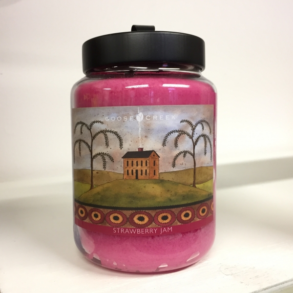 Aromatická svíčka ve skle jahodová marmeláda Goose Creek 680g