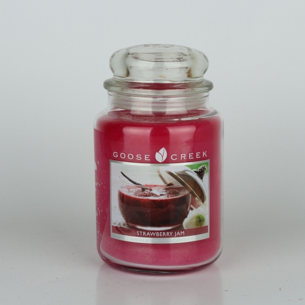 Aromatická svíčka ve skle jahodová marmeláda Goose Creek 680g