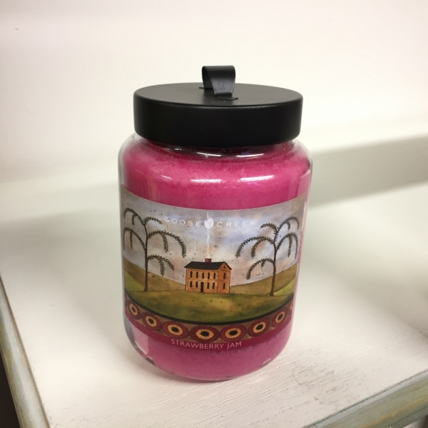 Aromatická svíčka ve skle jahodová marmeláda Goose Creek 680g