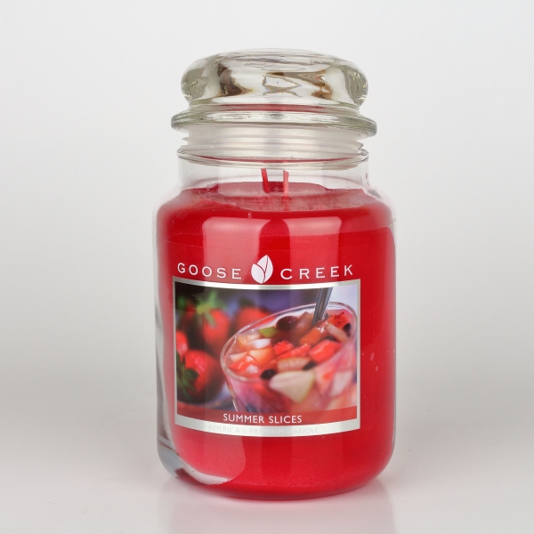 Aromatická svíčka ve skle letní plátky Goose Creek 680g