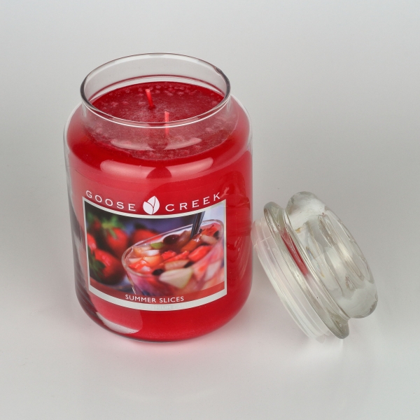 Aromatická svíčka ve skle letní plátky Goose Creek 680g