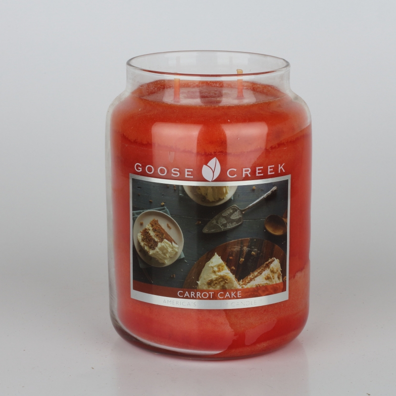 Aromatická svíčka ve skle mrkvový dort Goose Creek 680g