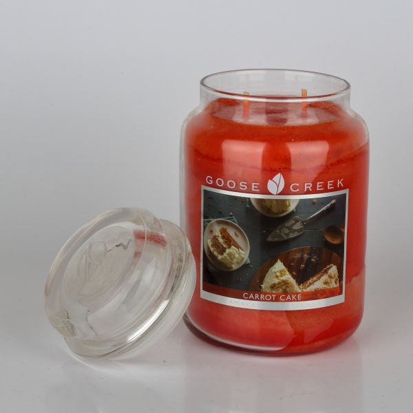 Aromatická svíčka ve skle mrkvový dort Goose Creek 680g