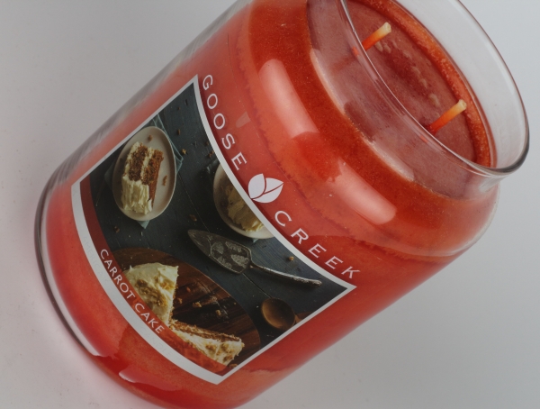 Aromatická svíčka ve skle mrkvový dort Goose Creek 680g