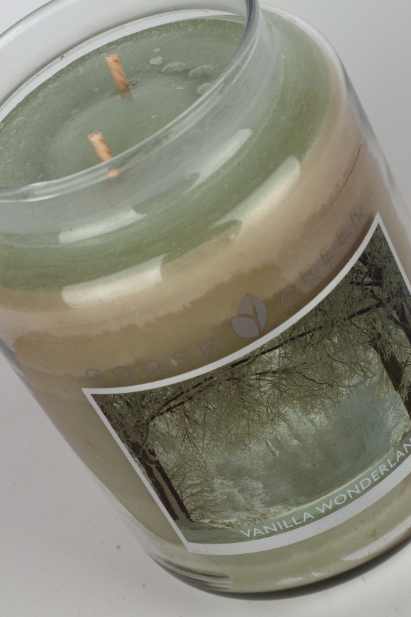 Aromatická svíčka ve skle vanilkový svět Goose Creek 680g