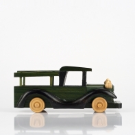 Autíčko dřevěné zelené 15x7x6cm