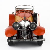 Autíčko retro železné červené 26x14x12cm