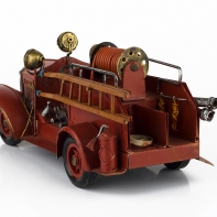 Autíčko retro železné červené 30x14x16cm