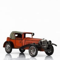 Autíčko retro železné červené 30x15x13cm