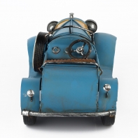 Autíčko retro železné modré 26x14x12cm