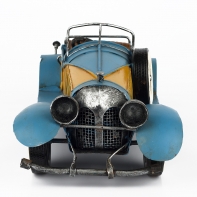 Autíčko retro železné modré 26x14x12cm