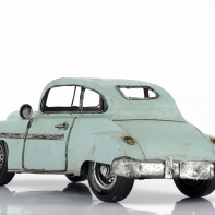 Autíčko retro železné modré  29x12x13cm