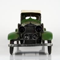 Autíčko retro železné zelené 34x14x15cm