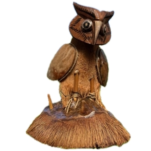 Bambusová zvonkohra venkovní Sova