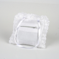 Bavlněný polštářek  s motivem levandule 12x12cm