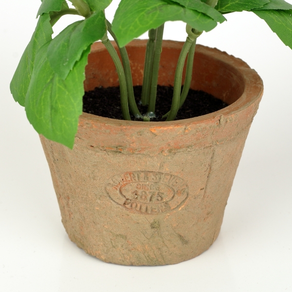 Bazalka v květináči umělá