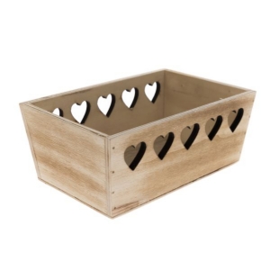 Bedýnka dřevěná přírodní 20×8×13 cm