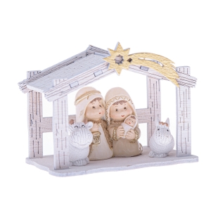 Betlém s postavičkami 7,2 x 9,5 x 6 cm 