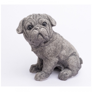 Betonová dekorace do zahrady štěně