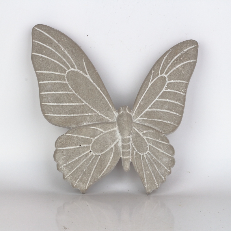 Betonová dekorace na zeď  motýl 27×27×3,5cm