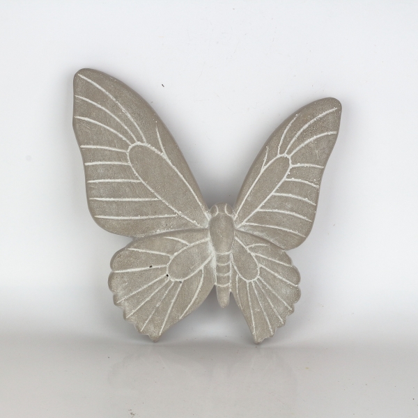 Betonová dekorace na zeď  motýl 27×27×3,5cm