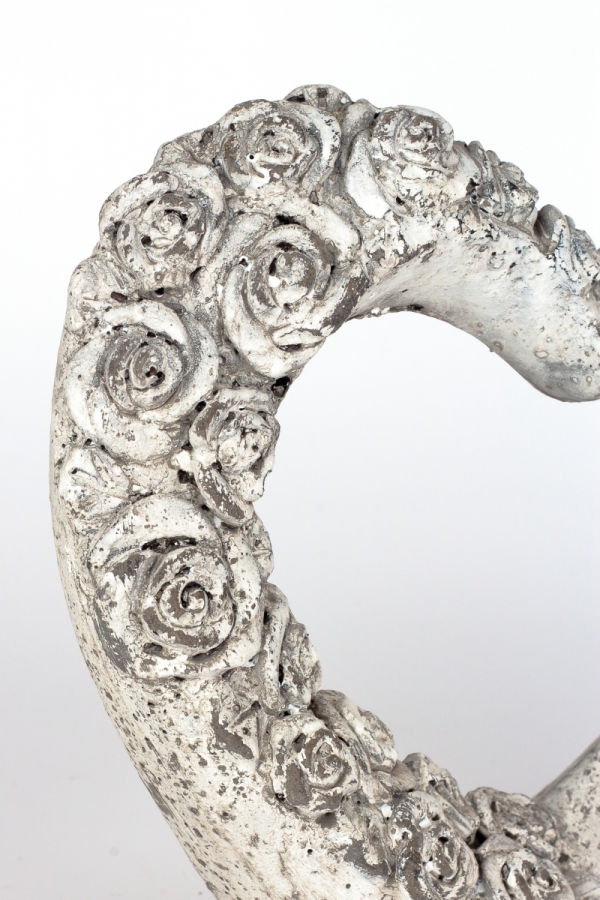 Betonová dekorace srdce 19cm