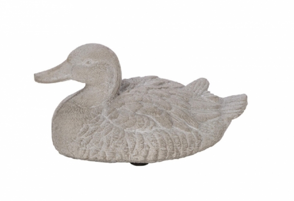 Betonové sochy do zahrady Kachna šedá 14,5x7,5x7,5cm