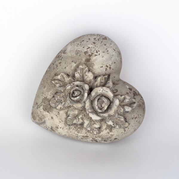 Betonové srdce Věčná láska 13cm 