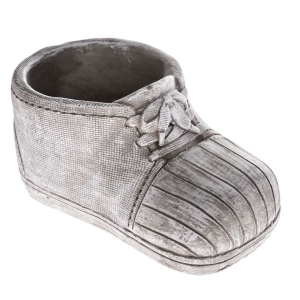 Betonový květináč bota 20cm