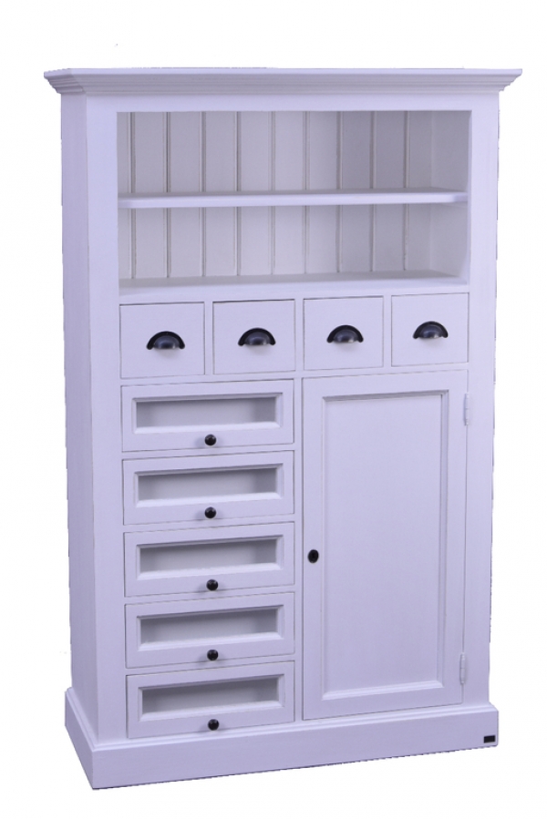 Bílá knihovna 108x170x45cm