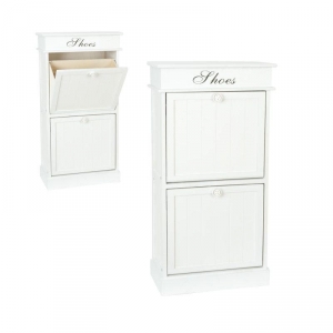 Botník dřevěný výklopný Shoes 50x27x97cm