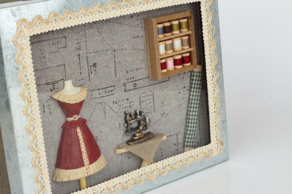 Box na šicí potřeby 24,5x20x8cm