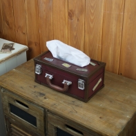 Box na ubrousky kufr 25x13,5x11cm