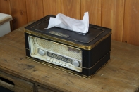 Box na ubrousky rádio 25x13,5x11cm