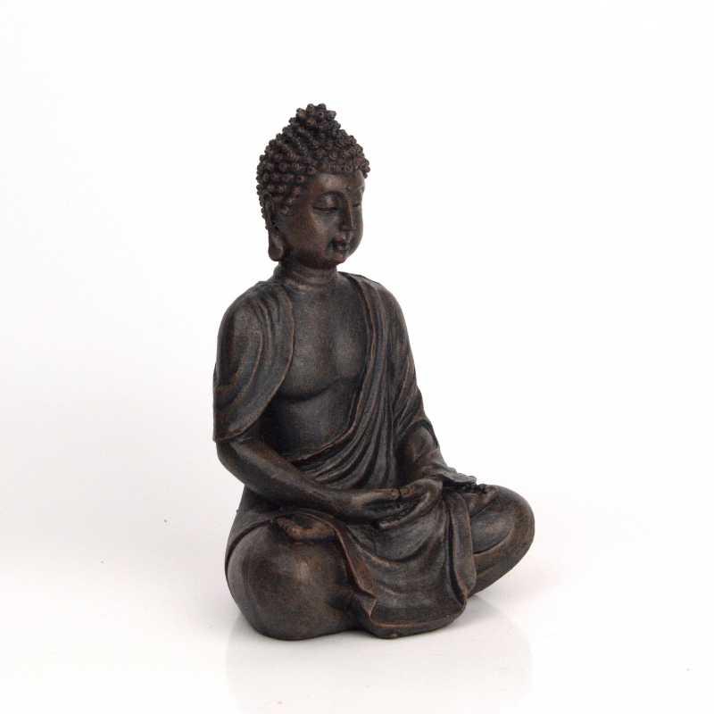 Buddha sedící ruce v klíně 15cm