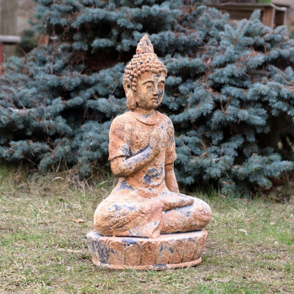 Buddha socha ruka na prsou 53cm