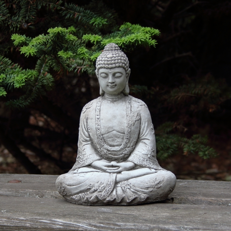 Buddha soška betonová 21cm