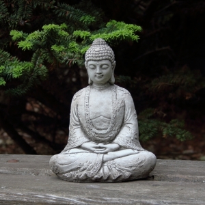 Buddha soška betonová 21cm