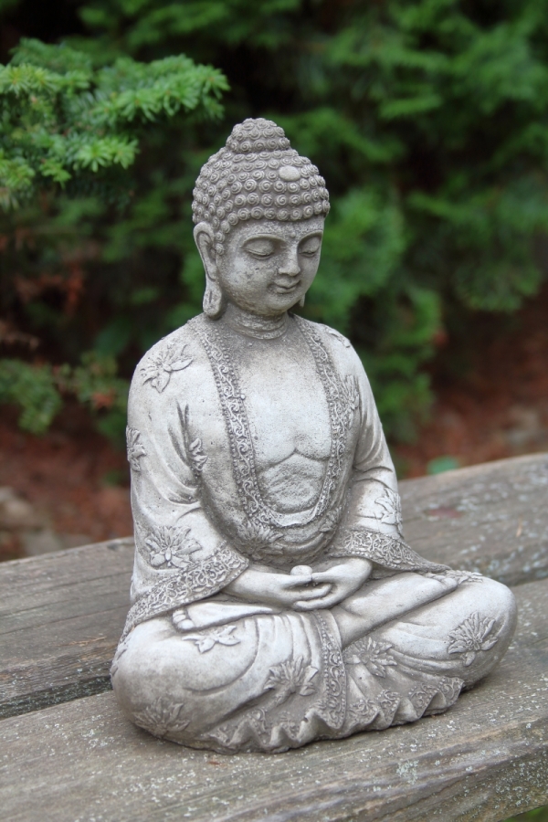 Buddha soška betonová 21cm