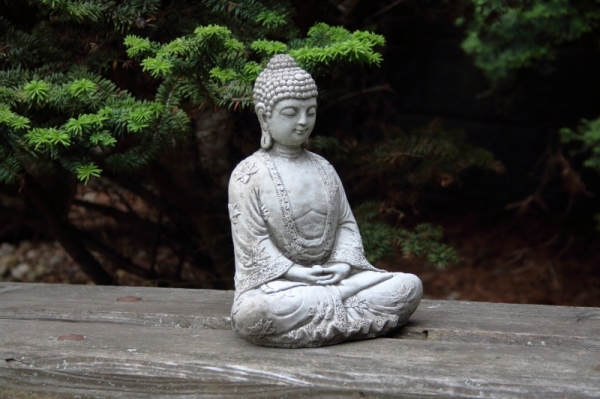 Buddha soška betonová 21cm