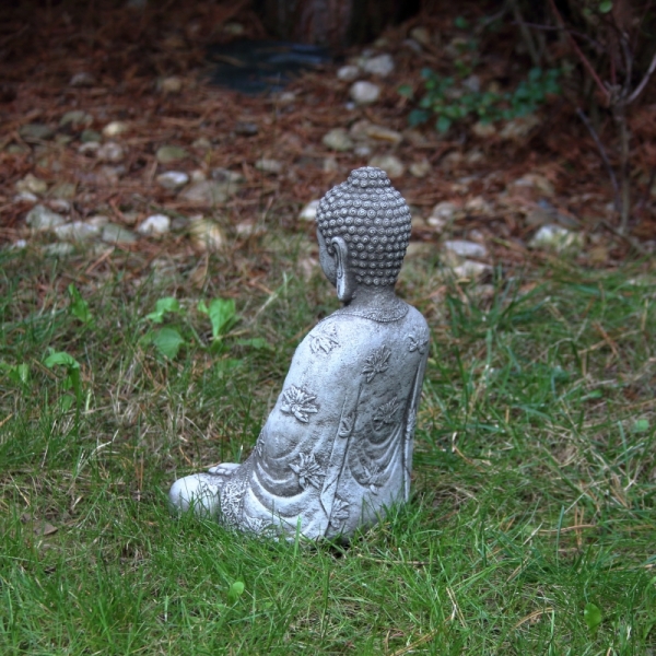 Buddha soška betonová 21cm