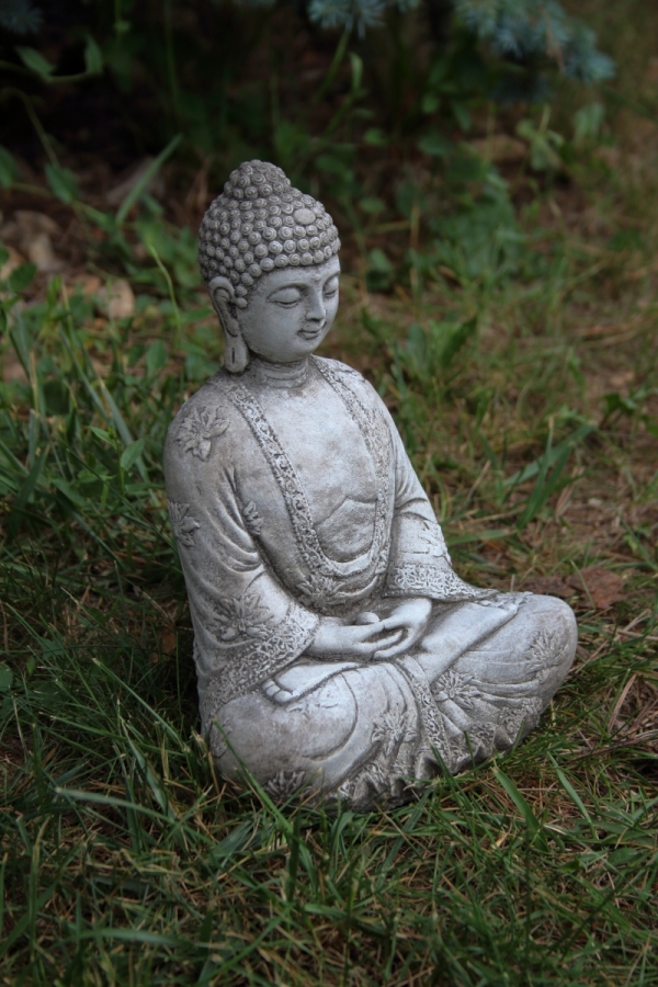 Buddha soška betonová 21cm